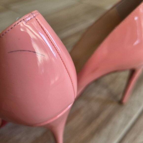 Christian Louboutin Dolly Pink Patent Leather Pumps Heels Eur. 36.5 - Picture 13 of 15